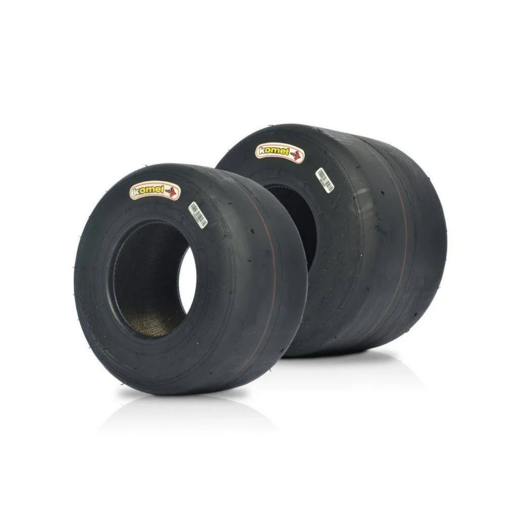 Komet K3H slick karting tyres, front and rear